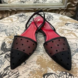 DVF Mesh Slingback Sandals